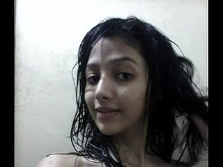 Indian Piękna indyjska dziewczyna z pięknym pair łazience selfie - Wowmoyback