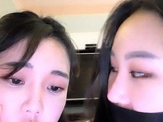 Korean Lesbian Atop Camera