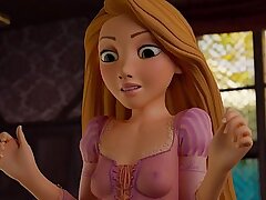 Рапунцель Footjob Disney Princess