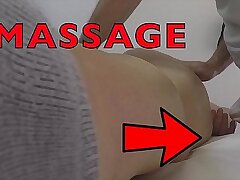 Massage caméra cachée dossiers Fat Wife Groping Masseur Dick