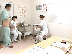 Japanese Nurses Give Great Handjobs In A Doctor's office