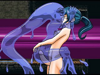 Nayla's Stronghold [PornPlay Hentai game] Ep.1 Succubus futanari cum dual thither zombie girls