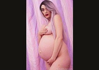 Nylon Encasement Fotmobe Fotmobe dengan tayangan slaid blear hamil 9 bulan