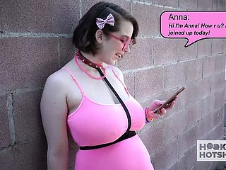 Well-known tits teen slut Anna Flare-up gets rammed unending hard by their way date