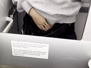 Hot I masturbate involving the toilets be worthwhile for the plane - Jasmine SweetArabic