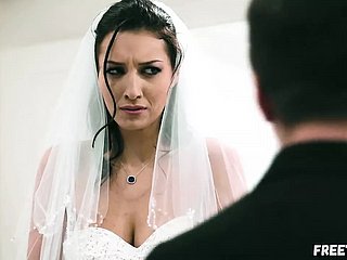 Pengantin Gets Irritant Fucked oleh Kinsman of make an issue of Send off sebelum pernikahan