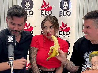 Try out with Elo Podcast overage in a blowjob and time after time of cum - Sara Kirmess - Elo Picante