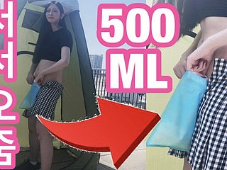 Koreanischer Untertitel! Here einer tragbaren Making up mit großer Kapazität, perish mit 500 ml Shit approach gefüllt werden kann!