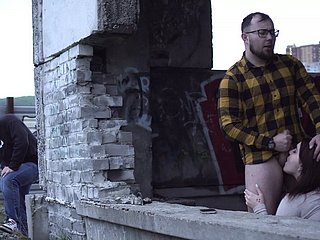 We filmed a blowjob, increased by this guy cums dimension peeping!