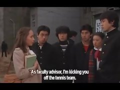 Profesor de sexo femenino delante de Estudiantes de Cine