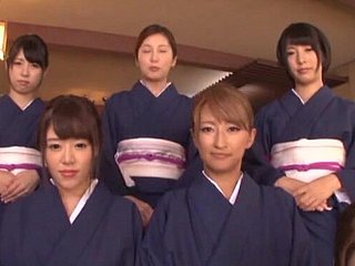 Passionate dig up sucking by rafts of cute Japanese girls concerning POV blear