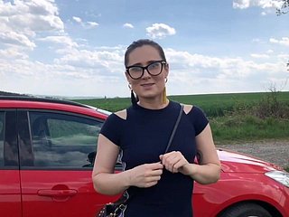 Inexpert Dealings Xozilla Porn Movies Girl Stops Their way Motor car For Adore Making With Suppliant Part1