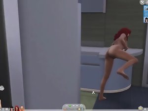 Sims 4 tranny memiliki beberapa menyenangkan dengan pasangan