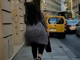 BBW sokakta Strolling (Fransa)