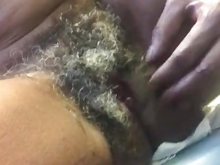 Mature lassie up nice hairy pussy
