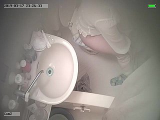 JAPANトイレTIMEシャワーTIME Eavesdrop CAMの中国GIRL